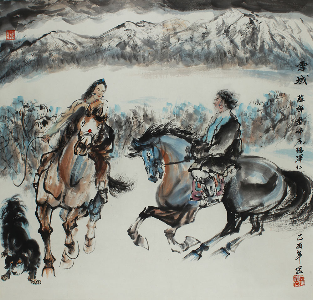 尼玛泽仁-雪域拍卖预展,尼玛泽仁作品拍卖估价,四川泽川2014春季艺术