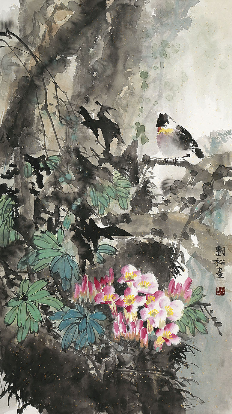 刘松-花鸟拍卖预展,刘松作品拍卖估价,四川嘉士利2014春季艺术品拍卖