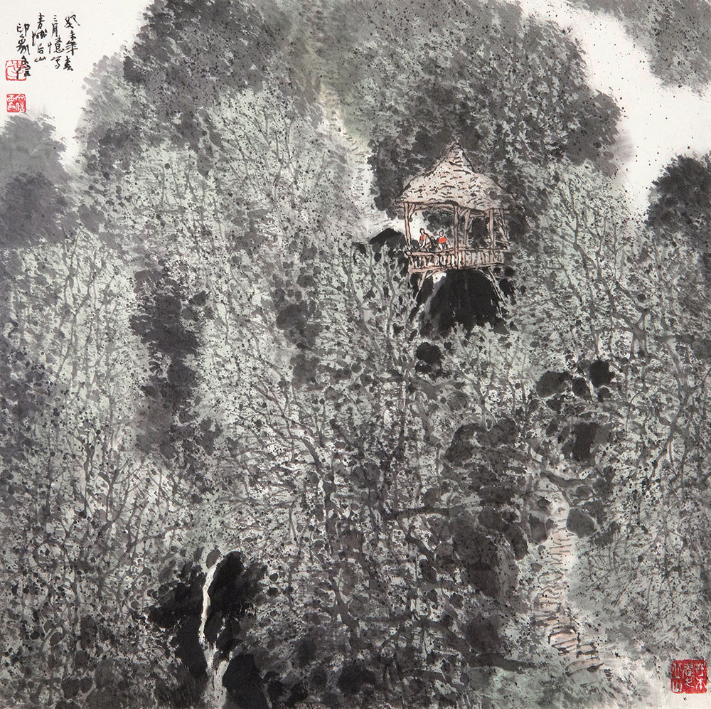 杜显清国画精品保真专场李文信-山水预展,尚文斋拍