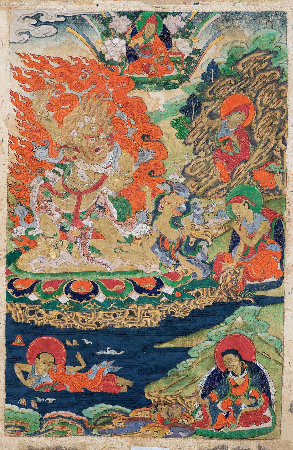 十八世纪 狮子吼声唐卡拍卖预展,作品拍卖估价,北京匡时2014秋季艺术